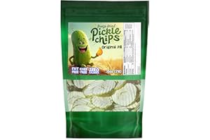 ASTRO FREEZE BITES Original Dill Pickle Chips, Freeze Dried, Fat Free, Zero Calories, 0.75 oz