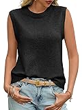 Saodimallsu Womens Sleeveless Sweater Vest Summer