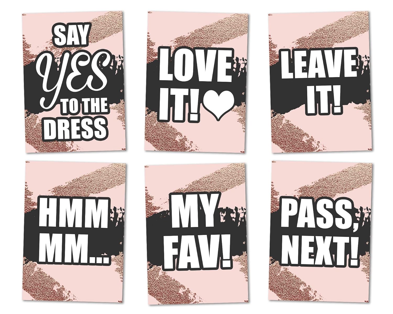 Amazon Com Say Yes To The Dress Rose Gold Print Wedding Dress