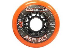 Labeda Wheels Inline Roller Hockey Gripper Asphalt Outdoor Orange 76mm 85A x1