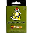 MilkToast Brands Offensive Crayons Pot Pack - Stoner Gag Gift, Adult Humor, Ideal for White Elephant, Office Parties, Secret Santa, Creative Art Supplies for Friends