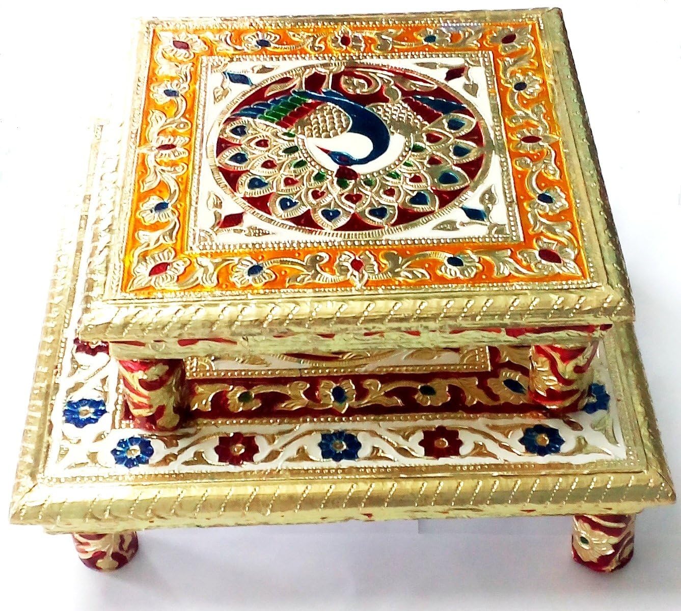 Royals Pooja Chowki (8 & 10 inch)