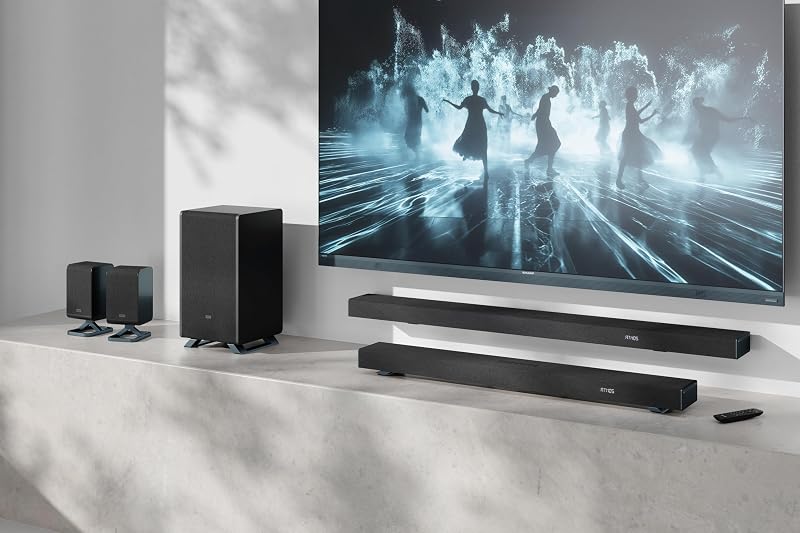 Q Barra de Sonido TV HT-SBW53121(BK) – Negro – 550W 3.1.2 Dolby Atmos