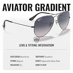 Ray-Ban RB3025 Classic Gradient Polarized Aviator