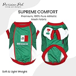 Parisian Pet Dog Jersey – Embroidered Mexico Mesh