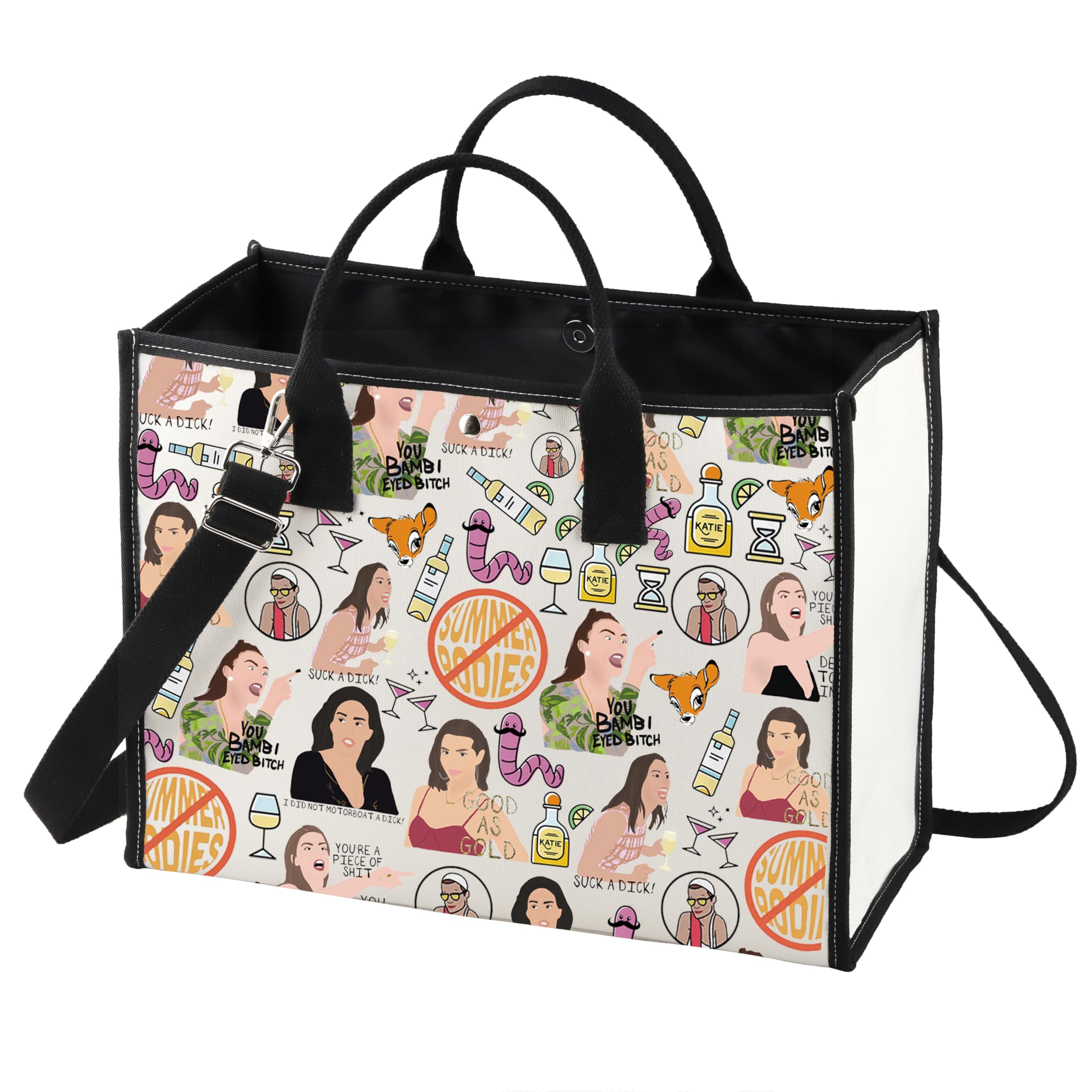 LEVLO Vanderpump Reality TV Show Cosmetic Makeup Bag Vanderpump Fans Gift Vanderpump Makeup Zipper Pouch Bag for TV Show Fans, Summer Rodies LT,
