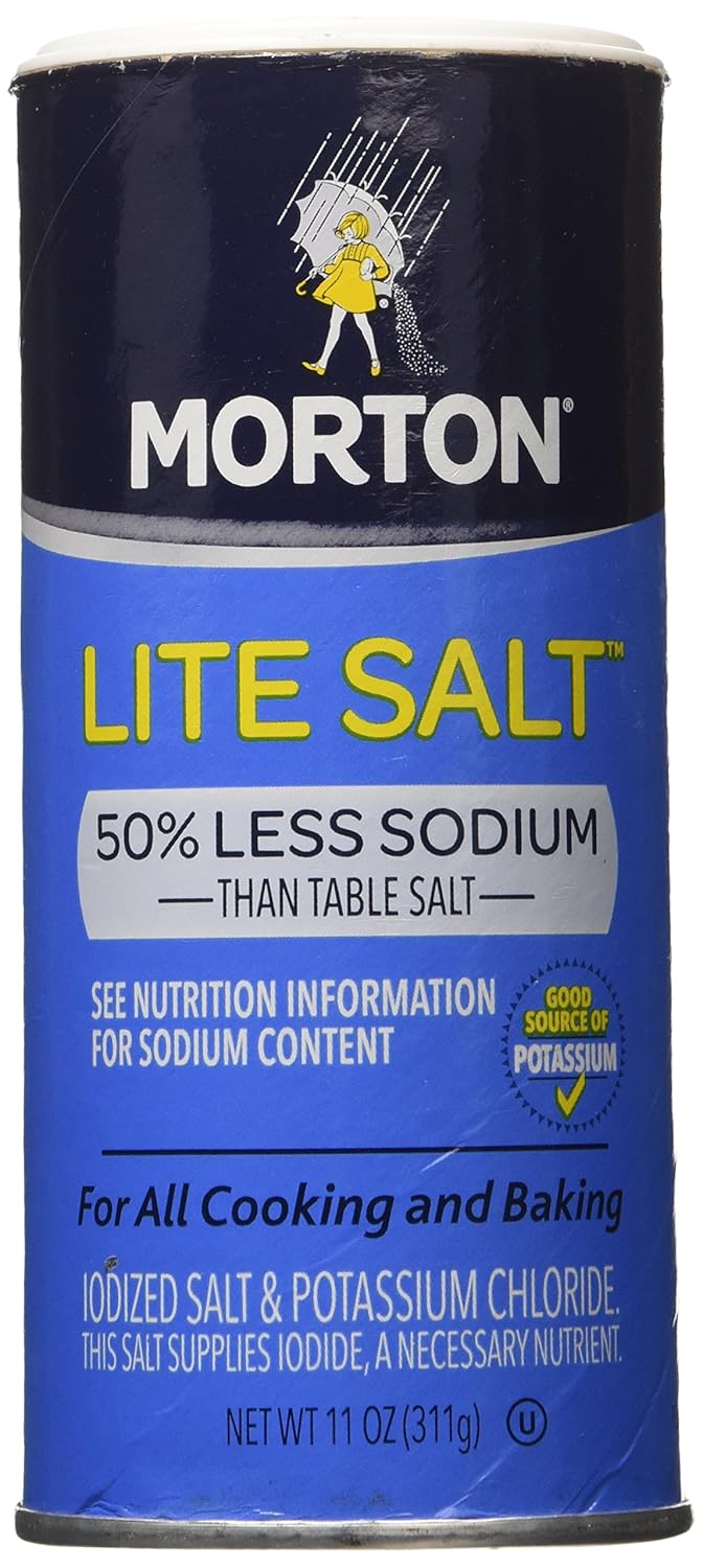 Morton Lite Salt Mixture 11 oz. Bottle Pack of 3 eBay