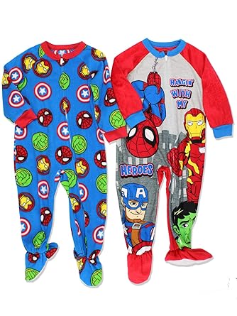 marvel baby pajamas