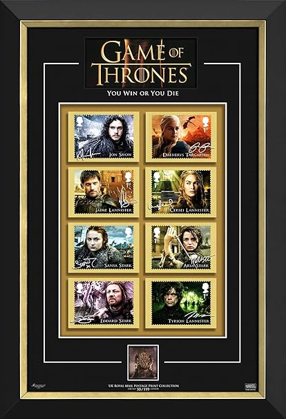 Game Of Thrones Uk Royal Mail Limited Edition Postage Print Collection At Amazon S Sports Collectibles Store