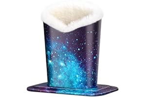 PG6 Plush Fluffy Lined Anti-scratch Eyeglasses Holder Protective Glasses Stand Case