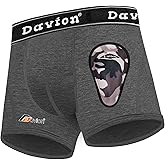 Davion Baseball Cup Youth Boys Underwear with Protective Athletic Cup for Boys, Soft Sports Protection for Baseball Football