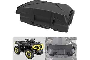 SAUTVS Storage Cargo Box for Can Am Outlander, 2 GAL Front Rear Bin Back Seat Rack Box for Can-Am Outlander L MAX 6X6 Accessories (Replace# 708200408), Quick Installation