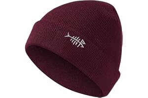 BASSDASH Winter Stretchy Knit Beanie Hats Soft Warm for Men Women Lightweight Stylish Unisex Cuffed Beanies