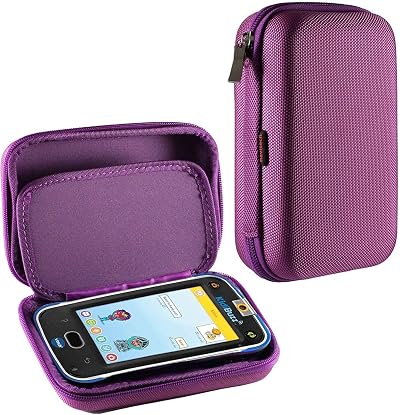 Navitech Purple Hard Carry Case Sleeve for VTech KidiCom Max & Advance 3.0