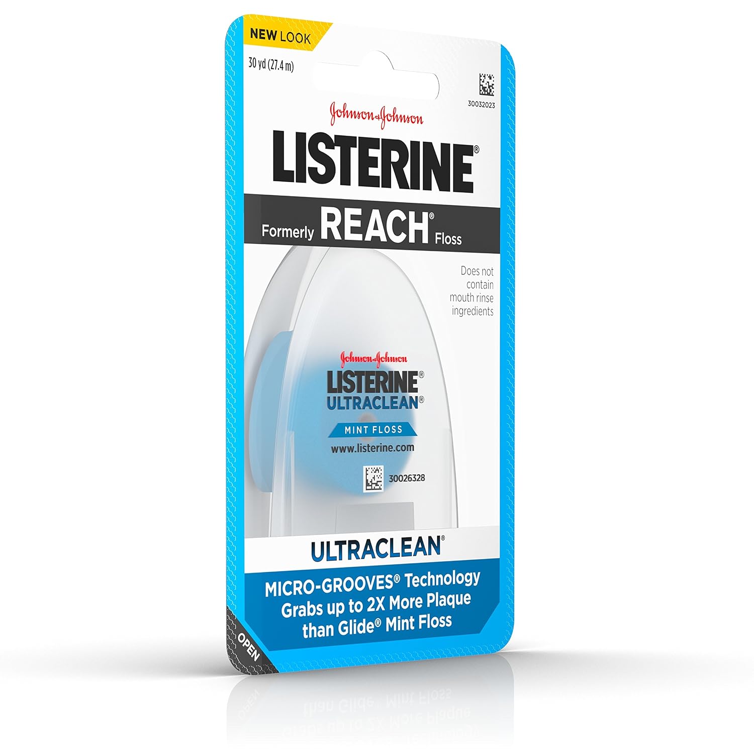 Listerine Ultraclean Floss, Mint, 30 yd : Beauty