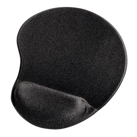 Hama Mauspad mit Handauflage (Ergonomisches Mousepad, Maße 200 x 230 x 21 mm, Komfort Handgelenkauflage, rutschfeste Unterlag