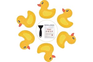 Secopad Original 20 PCS Non Slip Bathtub Stickers, Adhesive Kids Anti Slip Decal Treads for Shower and Bath Tub with Premium Scraper, Each About 4.5" x 3.5"