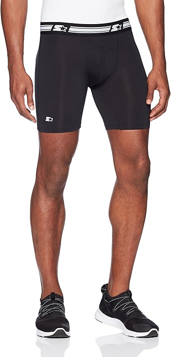 starter men's compression shorts