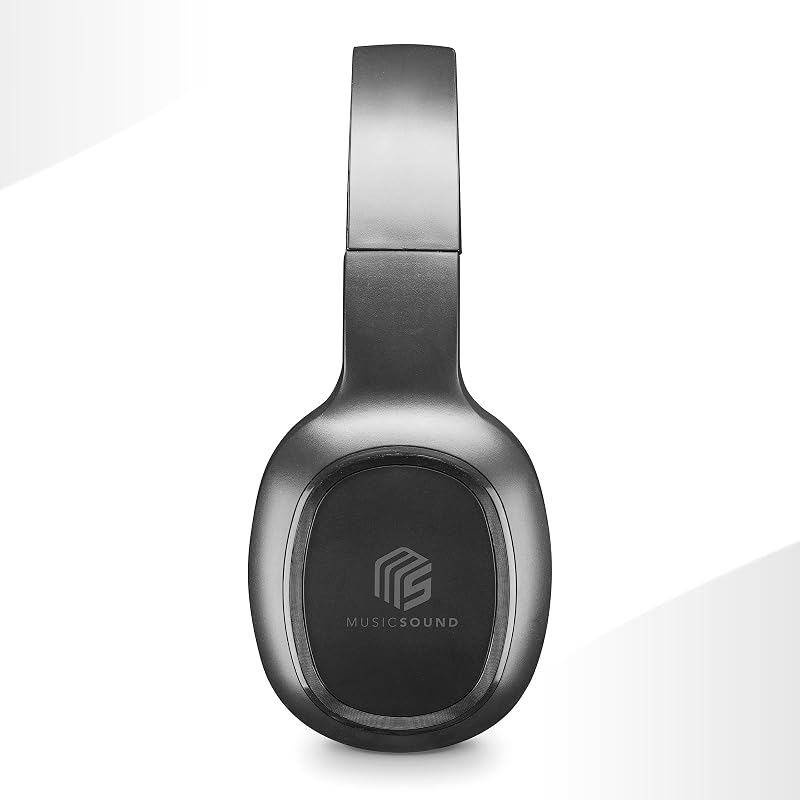 | Headband Bluetooth Basic | Audífonos Auriculares Stereo Supraaurales Bluetooth Expandibles con Control Remoto - Batería 14 Horas - Standby 120 Horas - Recarga 2 Horas - Negro