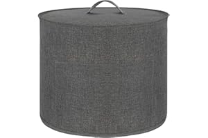 House Beautiful Appliance Cover Dust Cover Watertight for 6 Quart Instant Pot, Electric Pressure Cooker, Rice Cooker, Air Fryer and Crock Pot, Machine Washable (Grey, PVC)