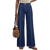 Womens Wide Leg Jeans High Waisted Baggy Jean Fashion Stretch Jeans for Women Trendy Slim Butt Lift Jean Pant