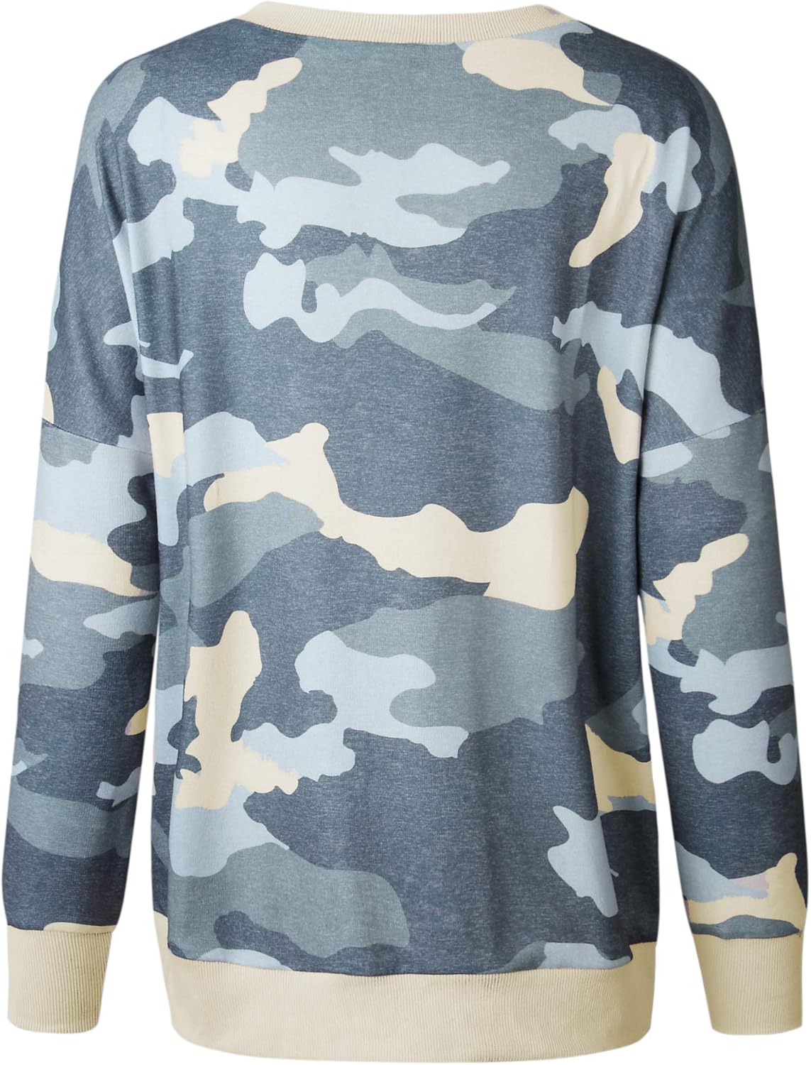 camo print sweatshirt