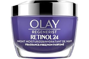 Olay Regenerist Retinol 24 Night Moisturizer cream, Fragrance free, 1.7 Fl Oz