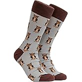 ZICCI Man Mid Calf Crew Socks Crazy Fun Cute Animals Design Casual Fancy Cotton Size 9 13 Fun Colorful Art men