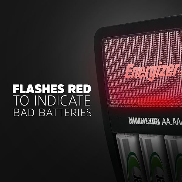 ENERGIZER RECHARGE VALUE CHARGER FOR NIMH RECHARGEABLE AA AND AAA BATTERIES