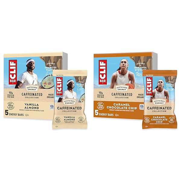 CLIF BAR CAFFEINATED COLLECTION – ENERGY PROTEIN BARS...