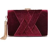 CARIEDO Women's Evening Handbag Clutch Bridal Purse for Wedding Prom Night Out Party