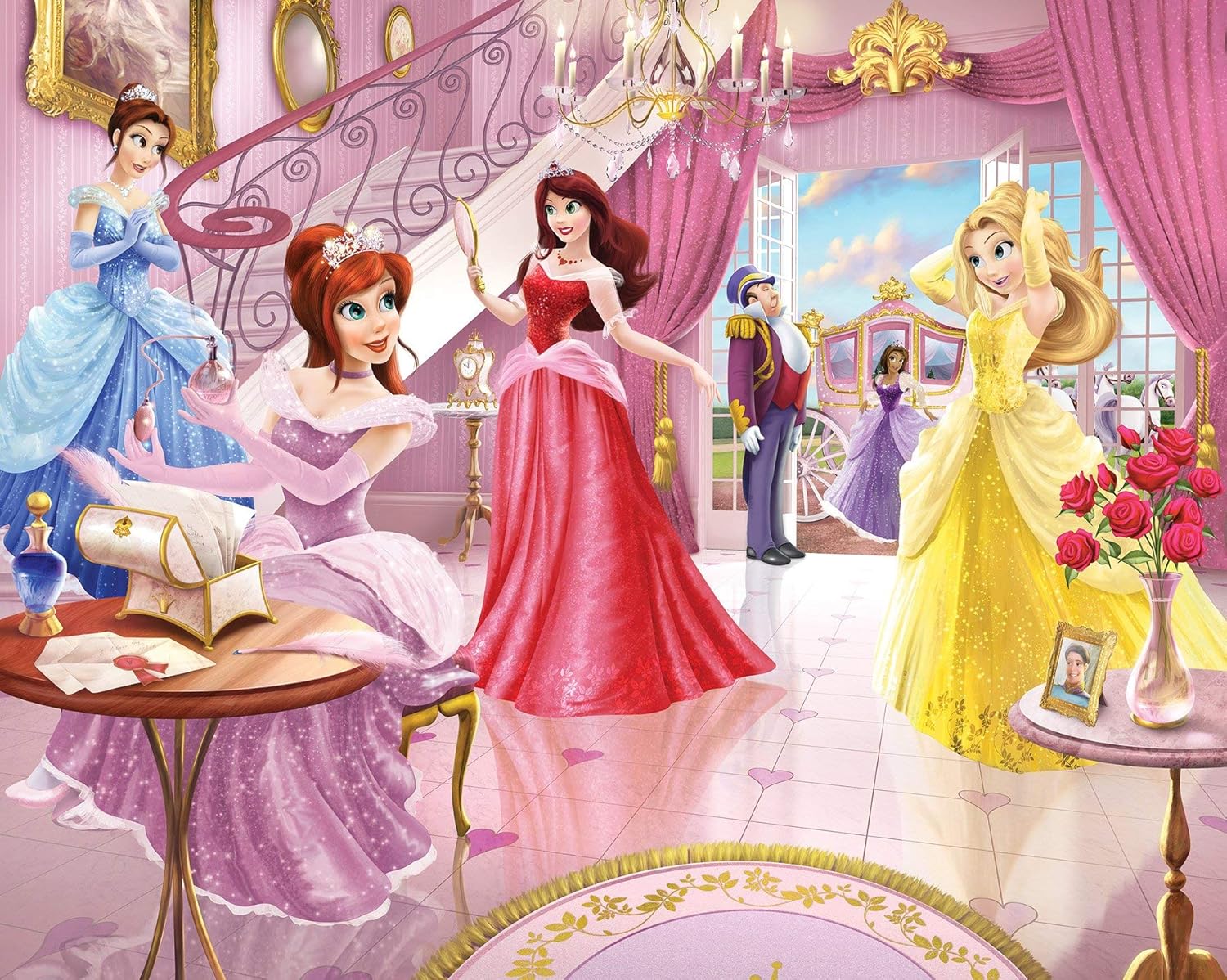 Walltastic Fairy Princess Wallpaper Mural 8ft by 10ft, Multicoloured
