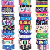 Ieebee Gold Foil Washi Tape Set - 42 Rolls Decorative Masking Tape for Crafts Supplies, Scrapbooking, Bullet Journal, Party Decoration, DIY Arts &amp; Crafts, Planner
