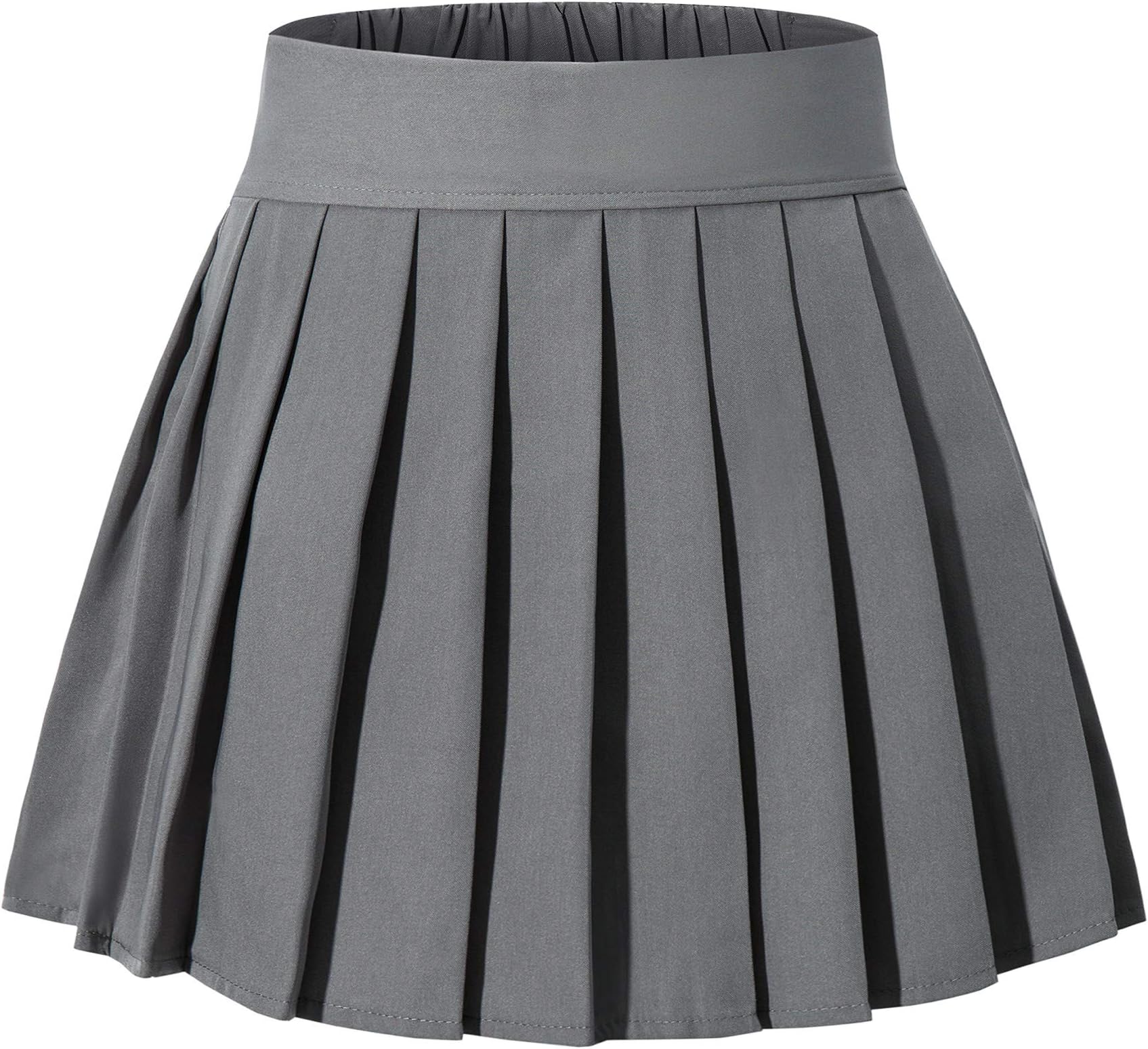 Tremour Women's High Waisted Pleated Mini Shorts Elasticated Sport Skorts XS-XL 16 Colors