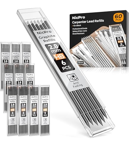 Amazon.com: TAJIMA Marking Tools - #4 (2H) Refill Leads for