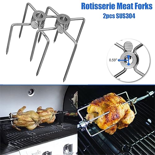 Kettle Rotisserie Kits BBQSTAR Universal BBQ Rotisserie Kit