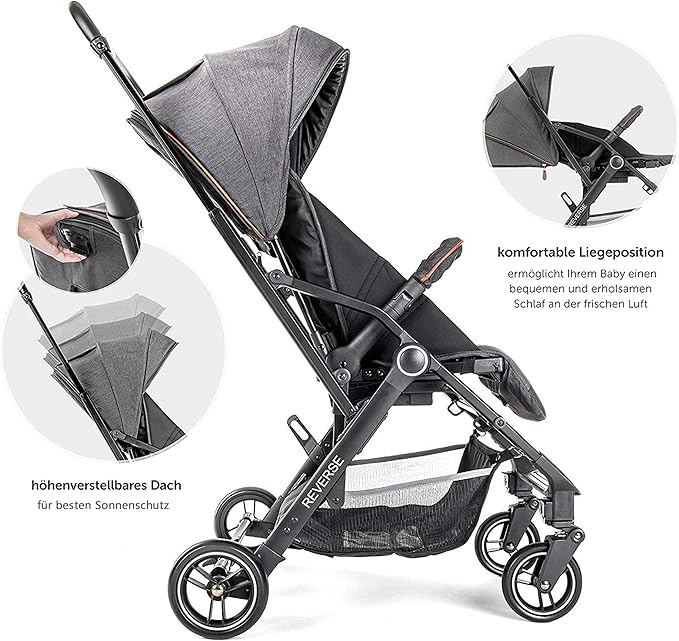 poussette canne reverse