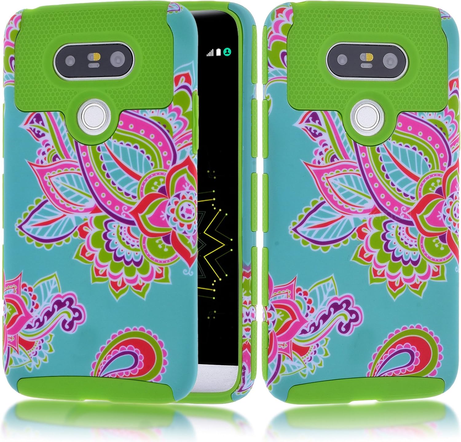 Best lg g case, hard impact dual layer shockproof bumper silicone case