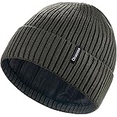 Ocatoma Beanie for Men Women Warm Winter Knit Cuffed Beanie Soft Warm Ski Hats Unisex