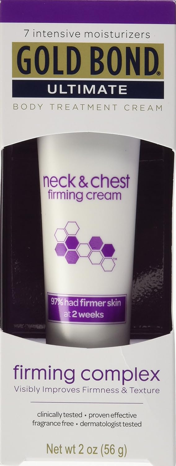 Gold Bond Ultimate Firming Neck & Chest Cream - 2 Oz (pack of 2): Beauty