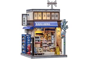 Endless Limit Book Nook Kit, DIY Miniature House Kits for Adult and Teens, Dollhouse Tiny Booknook Garden House Bookshelf, DIY Craft Gifts for Family and Friends (Beika-cho Convenience Store)
