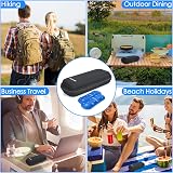 YOUSHARES Insulin Cooler Travel Case Black with 2 Ice Packs view 7
