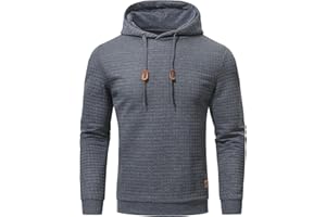 YuKaiChen Men's Casual Pullover Hoodies Long Sleeve Hooded Sweatshirts