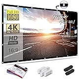 Mdbebbron 150 inch Projection Screen 16:9 Foldable