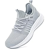 Akk Womens Athletic Walking Shoes - Running Tennis Shoes Jogging Workout Lightweight Breathable Slip on Sneakers for Indoor Outdoor Gym Travel Work