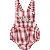 GRNSHTS Newborn Baby Boy 1st Birthday Outfit Summer Romper Sleeveless Jumpsuit Backless Overalls Outfits Cake Smash Party