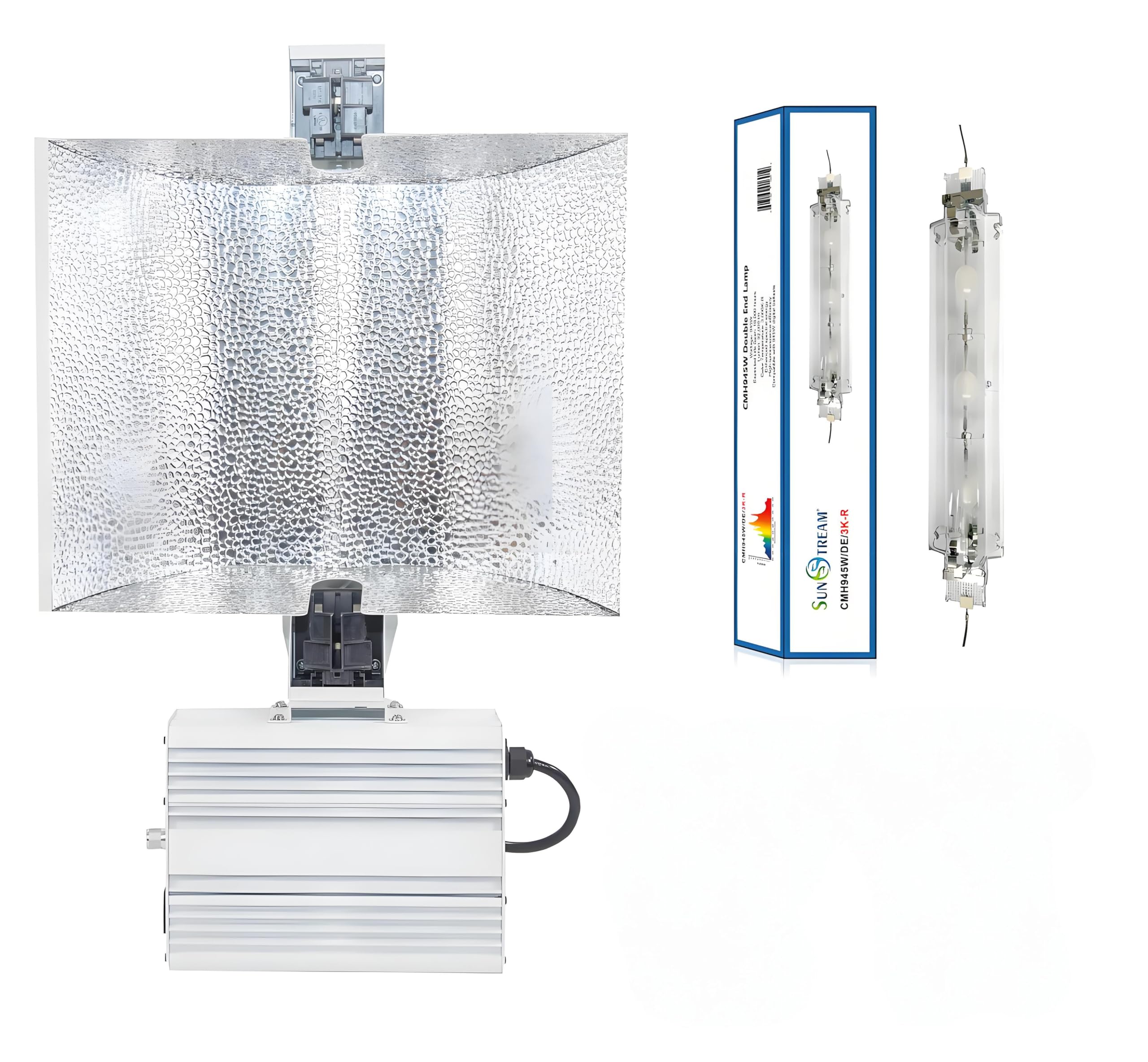 SunStream 945 Watt Ceramic Metal Halide CMH Double Ended Growing Light System with Bulb (945W CMH DE)