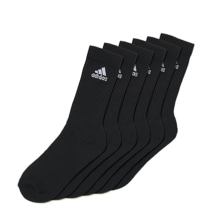 adidas Unisex Socken 3-Streifen Crew, 6er-Pack
