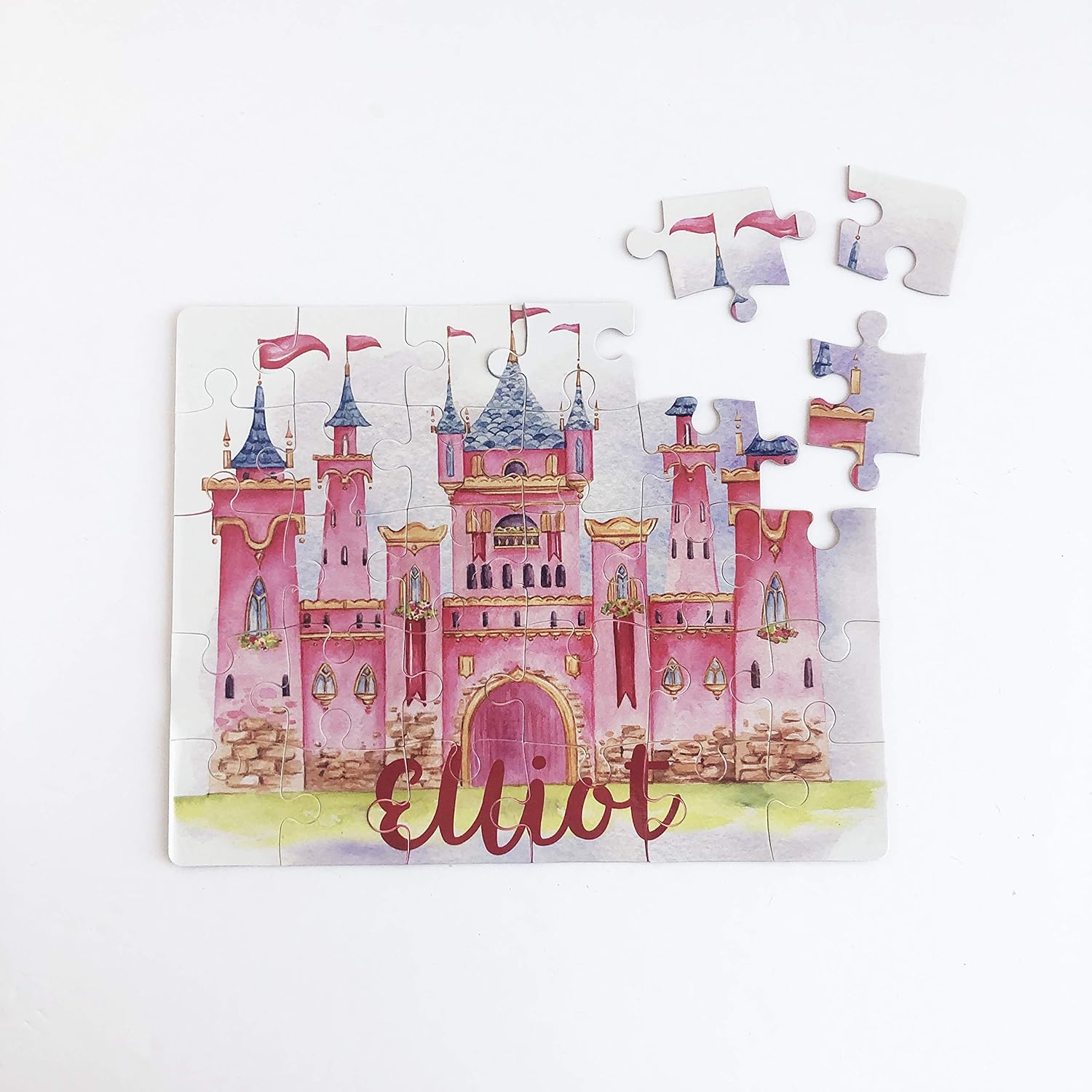 pink princess castle