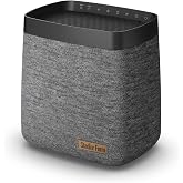 Stadler Form humidifier Karl, powerful evaporator for rooms up to 1076 sq. ft., quiet, can be controlled with Wi-Fi via app, textile cover, 4 humidification levels, black